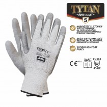 Rękawice antyprzecięciowe TYTAN do prac roboczych K2 Industrial Line