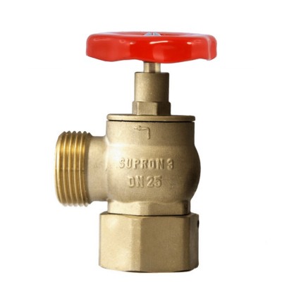 Zawór hydrantowy 25 mosiężny z nasadą obrotową